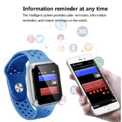 300 mAh Battery Single Touch Smart Watch TC